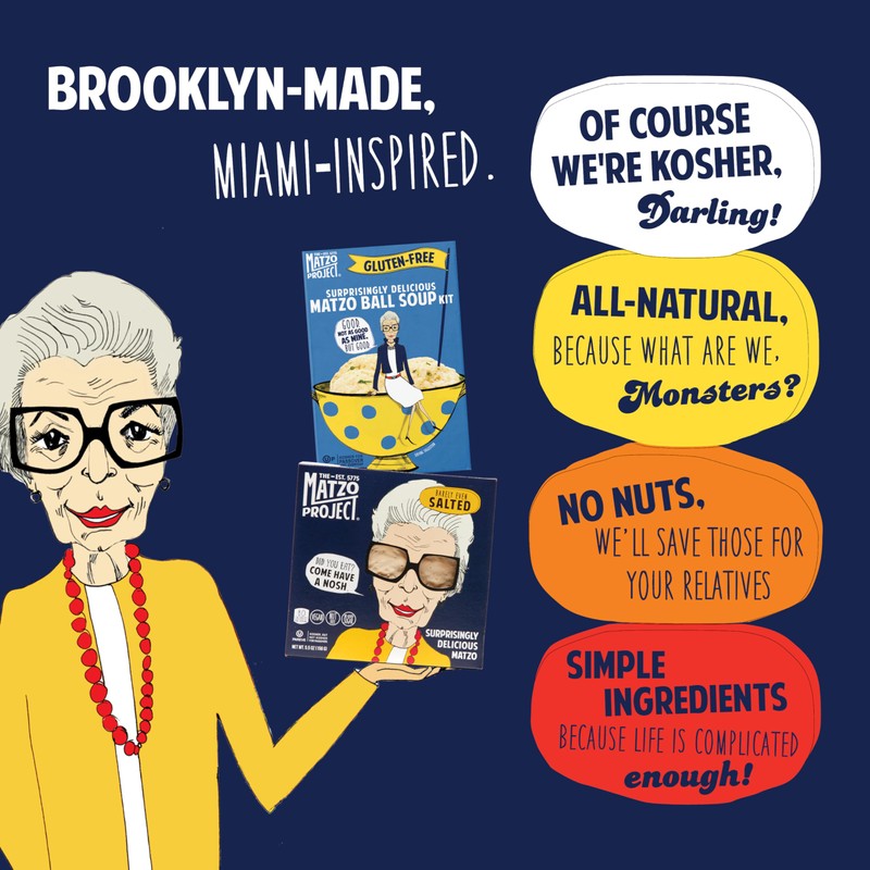 The Matzo Project Crispy Matzo Flats, Flatbread Crackers Sprinkled with