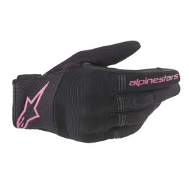 Alpinestars Women's Stella Copper Motorcycle Riding Glove, Black/Fuchsia, S