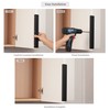 Satanga Edge Black Finger Pull for cabinets Kitchen Concealed Drawer