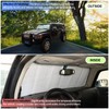 Windshield Sunshade Compatible with Hummer H3 2005-2009, Auto Sun Visor,
