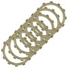 Caltric Clutch Friction Plates for Kawasaki Ninja ZX-6 ZX600D ZX600E