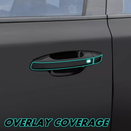 GG Wraps Chrome Delete Blackout Vinyl Overlay for 2018-23 Kia Stinger Base Door Handles