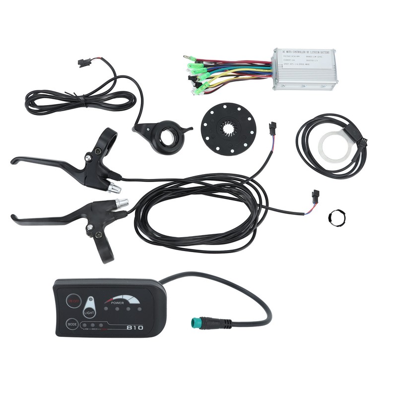 Electric Bike Controller Kit with Brake Handle Thumb Throttle 250W