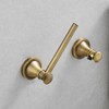 Hoimpro Wall Mounted Rustproof Toilet Tissue Paper Holder Bathroom Accessories