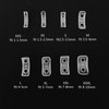 SUMPIGGER 8Pcs Ring Sizer Adjuster Transparent 8 Sizes Ring Adjuster