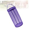 jojofuny Woolen Yarn Storage Bag Large Purple Mesh Knitting Organizer