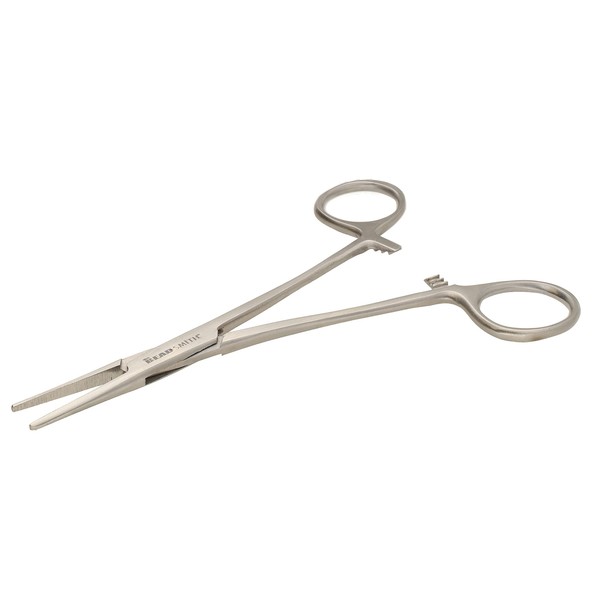 The Beadsmith Hemostat Clamp – Serrated Jaw – 5 inches