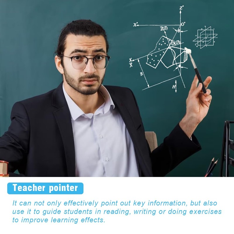 4 Pcs Telescopic Teachers Pointer, Extendable Finger Shape Pointer Finger