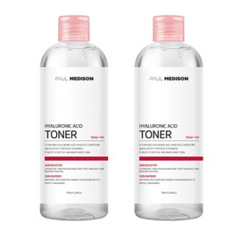 Paul Medison Deep Red Hyaluronic Acid Toner Moisture Toner Skin Toner Large Capacity 510ml, 2 Pieces / 폴메디슨 딥레드 히알루론산 토너 수분토너 스킨토너 대용량 510ml, 2개