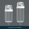 KITCHENDAO Glass Sugar Dispenser with Side Pour Spout, Built-in Lid