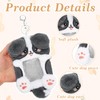 Heclia Photocard Keychain Plush Puppy PC Holder Pop, Cartoon Photo