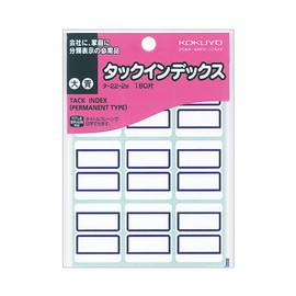 Kokuyo tack index paper label Large 27x34 mm 180 Piece Blue C – 22 – 2B
