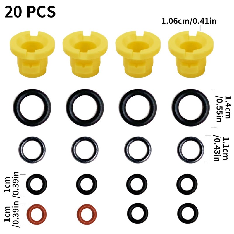 Zalizr 20 Pcs O-Ring Set Compatible with Karcher K2 K3