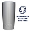 YETI Rambler 20 oz Tumbler, Stainless Steel, Vacuum Insulated with