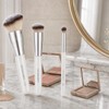 MOTIBACK 3 Piece Makeup Brush Set for Face and Eye
