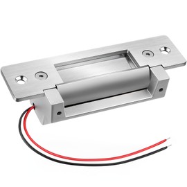 2026 Upgraded ANSI Standard Heavy Duty Electric Door Strike Lock for Door Access Control System, Cylindrical/Mechanical Locksets, Fail-Secure/Fail-Safe Adjustable, (Input Voltage 12VDC), Silvery