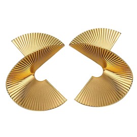 SAFIGLE Unique Statement Spiral Earrings Women's Circle Earrings Comfortable Vintage Design for Women