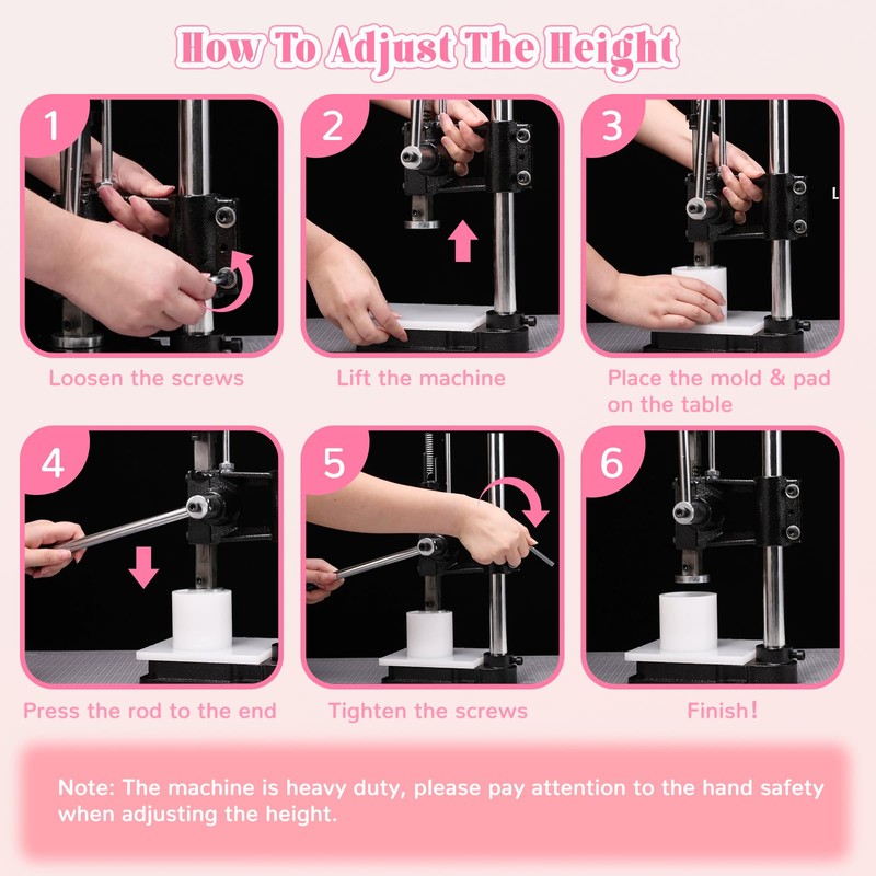 Bonoutil Bath Bomb Press Machine-Heavy Duty Bath Bomb Machine with