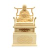 木彫 Buddha 興 Religious 大師 座像 2.0 Dimension 桧木