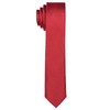 DonDon men's slim tie, 5 cm, plain, matt, shiny and
