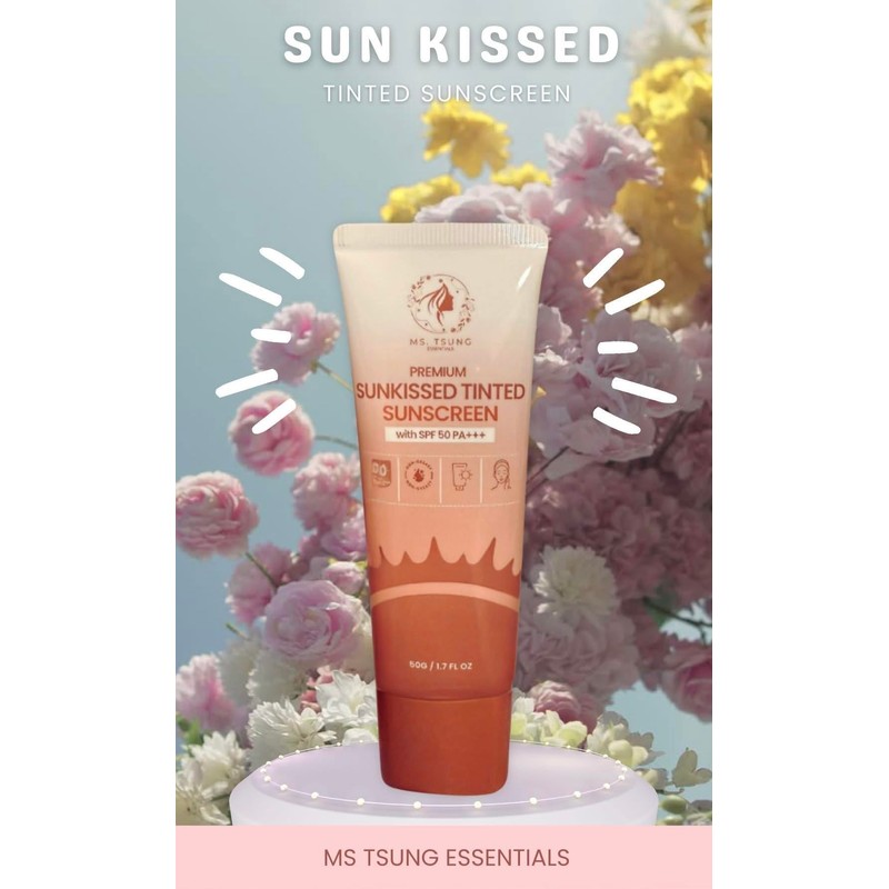 MS. TSUNG Premium Sunkissed Tinted Sunscreen SPF50 PA++ - Lightweight