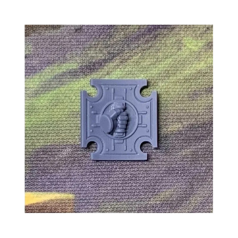 Red Dog Minis Sq Shield Cross (L) - compatible w