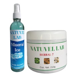 Hielo Mineral + Pomada Para Dolores Musculares Relajante Menta