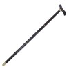 African Blackwood Detachable Walking Stick Elderly Ergonomic 3 Section Walking