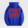 Richer Than My Opps Graphic Hoodie 100% Cotton US Warehouse
