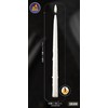 Ner Mitzvah Dripless Chanukah Candles Standard Size, Textured White Hanukkah