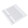 Eyelash Extension Plate White Double Row 20x20cm Wear Resistant Eyelash