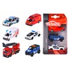 Majorette SOS 212057261038 Set of 3 Vehicles The Cast Surprise,