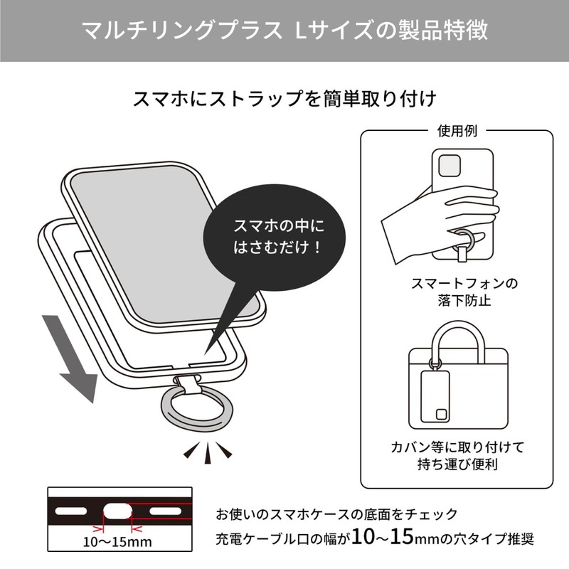 Gourmandies Blue Rock Multi Ring Plus L Size Nagi Seijiro