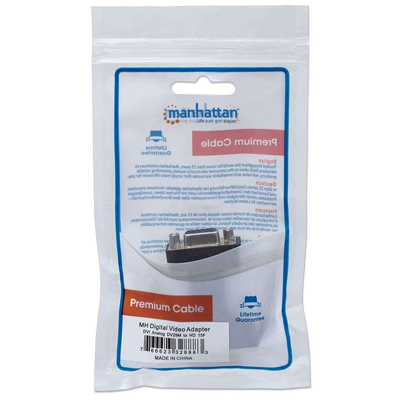 Manhattan 328883 Adaptador de Vídeo Digital, gris