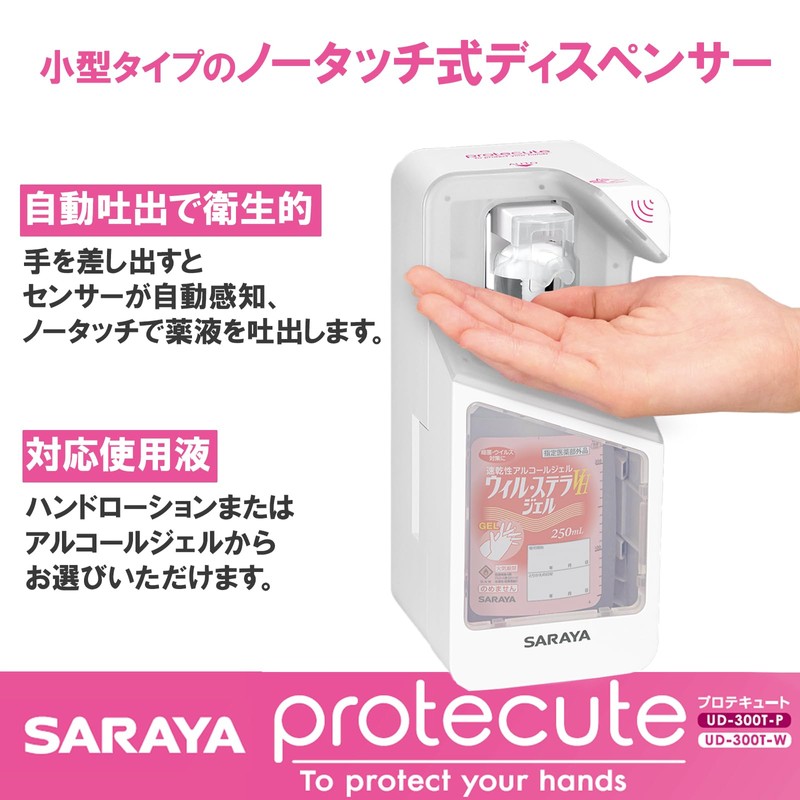 Saraya 41754 Protecute UD-300T-W Sensor Dispenser