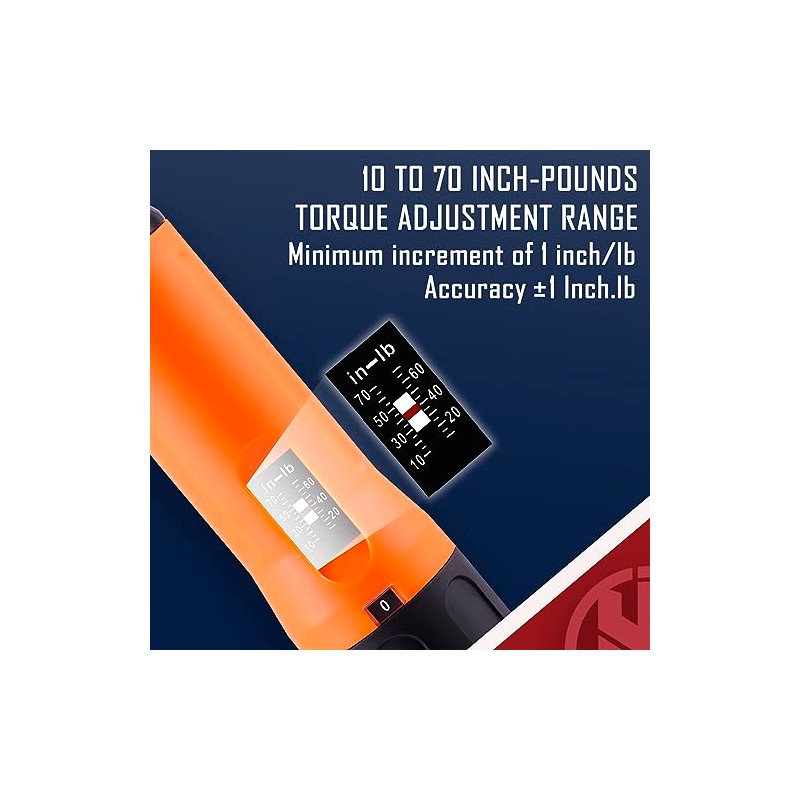 KNINE OUTDOORS Torque Screwdriver Wrench Driver Set 10-70 Inch Pounds