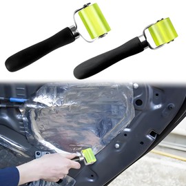 VBGURR 2 Pcs Sound Deadening Roller Wallpaper Tools for Car Sound Proofing Professional Hand Pressure Seam Roller Universal Car Sound Deadening Roller