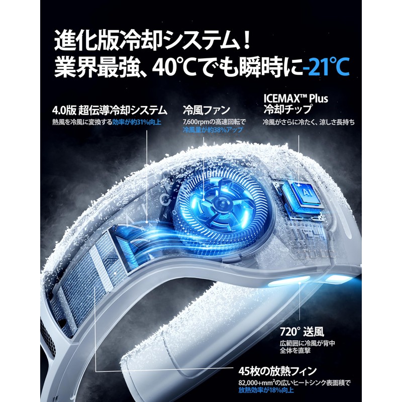 【2025 Strongest Evolution AICE LITE Plus】RANVOO Neck Cooler Cooling Plate