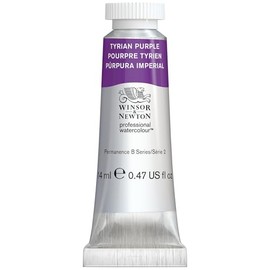 Winsor & Newton 0105419 Professional Watercolour, Tyrian Purple, 14 ml Tube Watercolour Paint