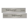 Therapist Slider Sign, 10" x 2" "Available/In Session" - Made