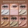 3 Pieces Eyeshadow Stick Soft Creamy Matte Shimmer Eyeshadow Pencil