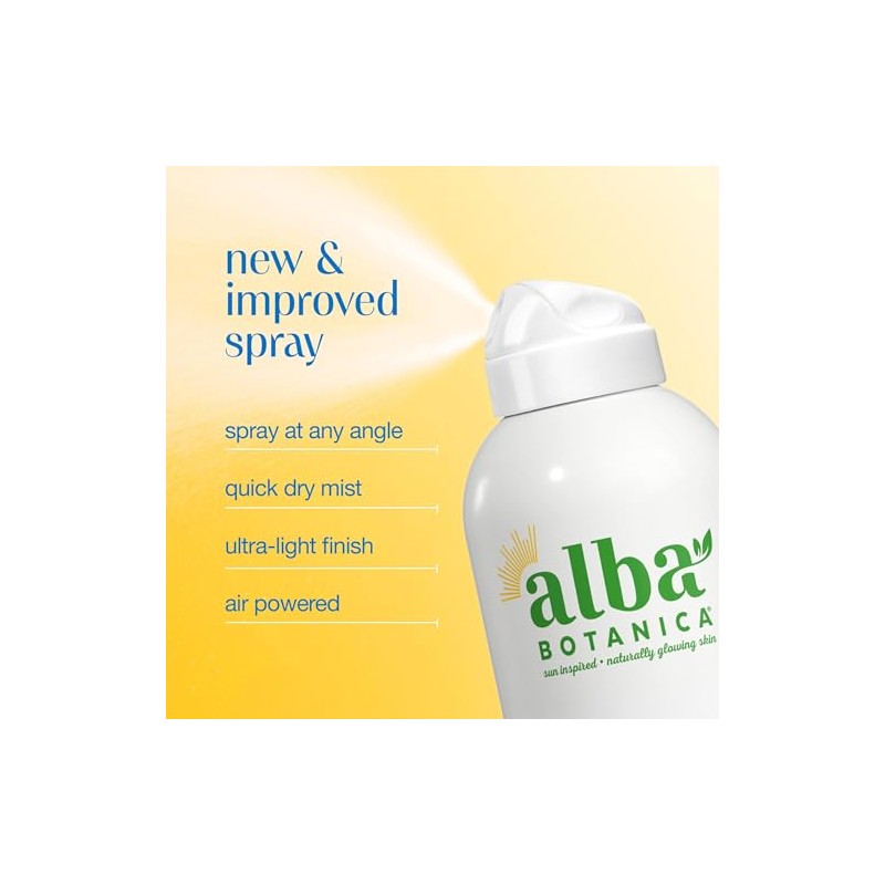 Alba Botanica - Bloqueador solar para niños en spray, SPF