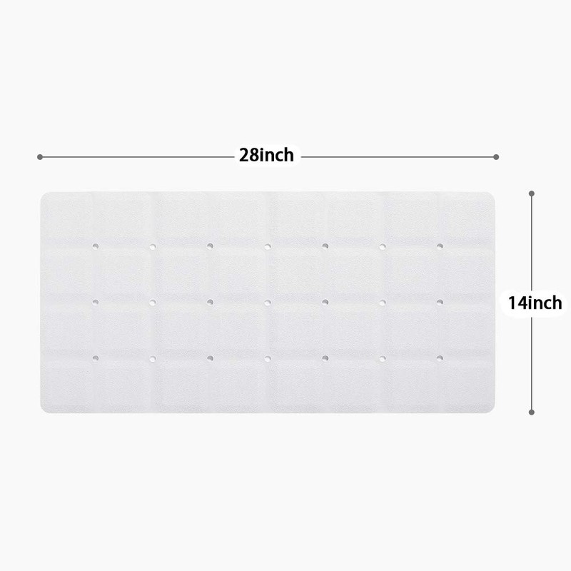 Webos Foldable Non Slip Silicon Bath Mat Bathtub mat Shower