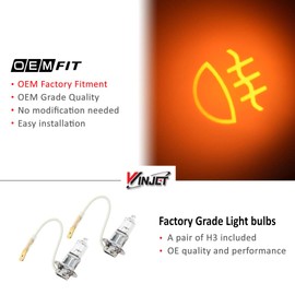 Winjet OEM Series for [2004 2005 2006 Mitsubishi Lancer] Driving Fog Lights + Switch + Wiring Kit