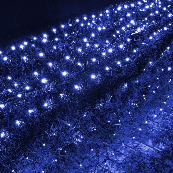 Dazzle Bright Christmas Net Lights, 360 LED 12FT x 5