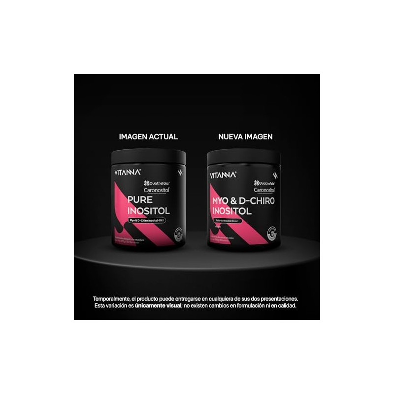 Inositol Polvo Myo Chiro Folato Mthf Caronositol Quatrefolic Apoyo Bienestar