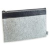 Bank Bag Felt Grey Purse Cosmetic Bag Pen Case Tablet