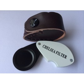 Chelsea (Jadeite) Filter Gemstone for Gems, Emerald, Green stones Testing, Loupe