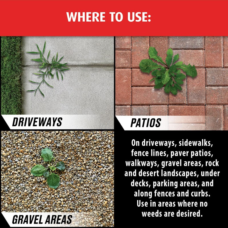 Ortho GroundClear Year Long Vegetation Killer, Kills Weeds and Grasses,