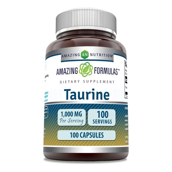 Amazing Nutrition® Amazing Formulas™ Taurina 1,000mg 100 Cápsulas | Suplemento